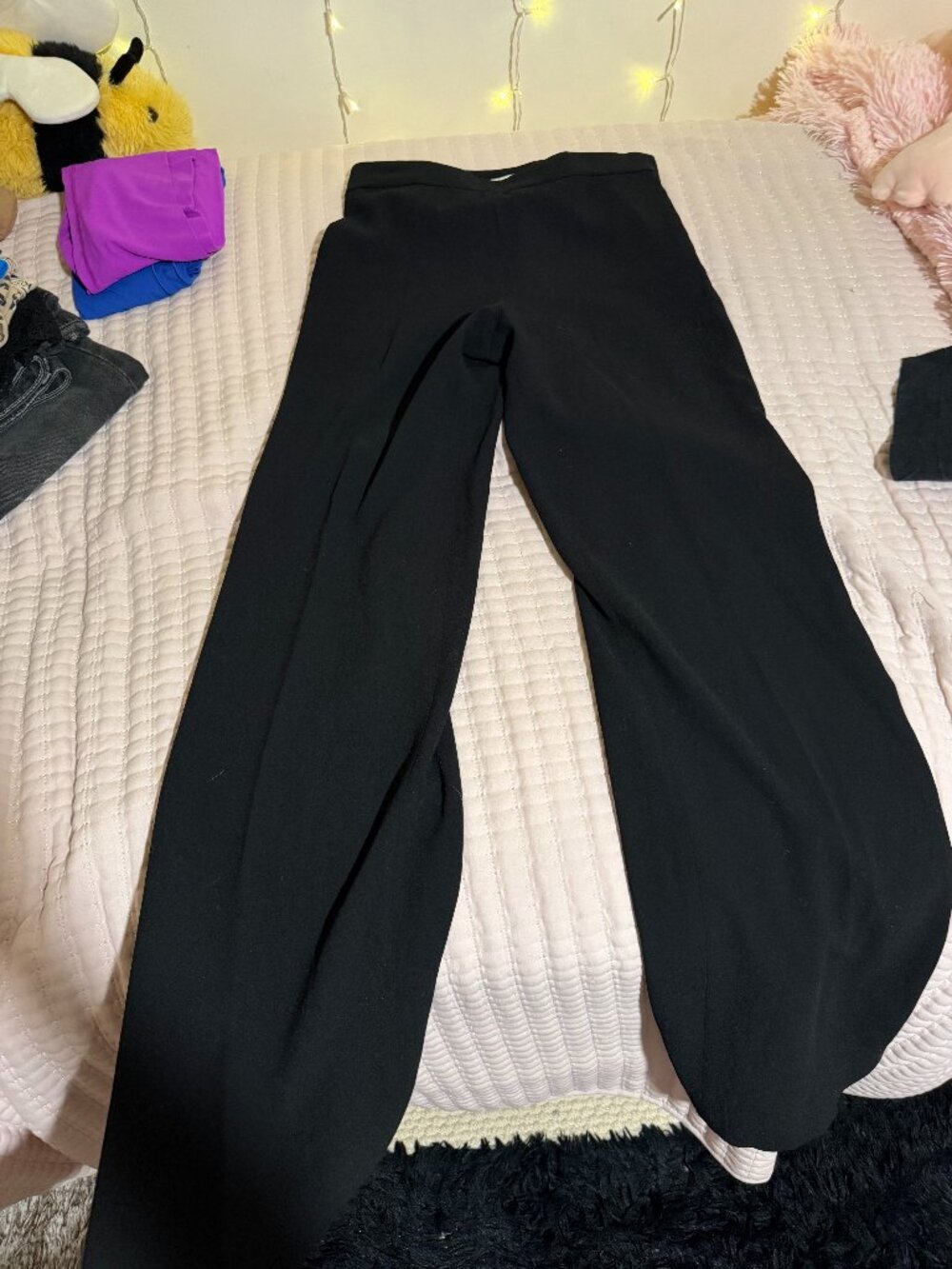 Black Zara work pants